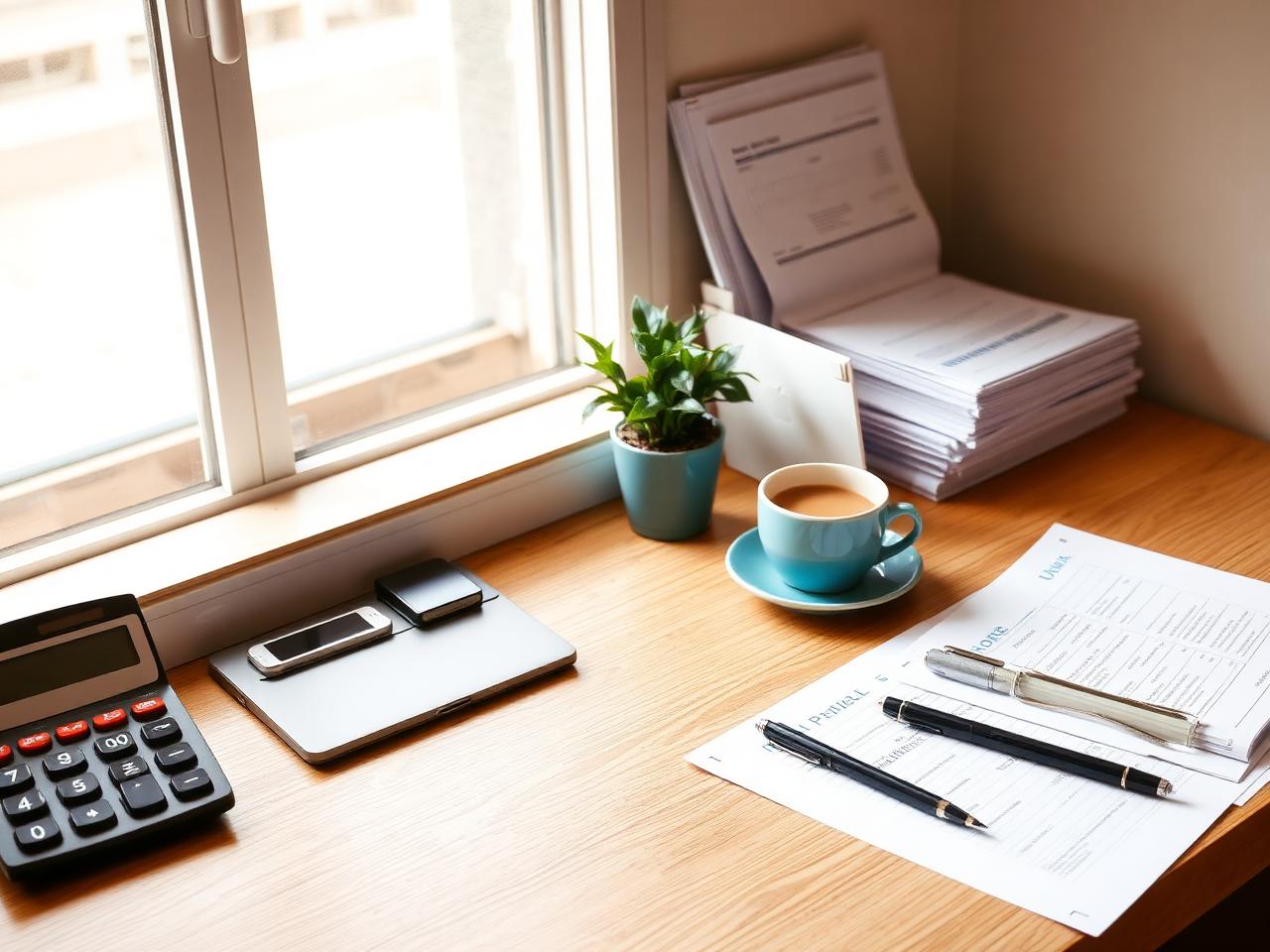 Organized accounting workspace